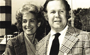 An old photo of Mary and Charles Fraser